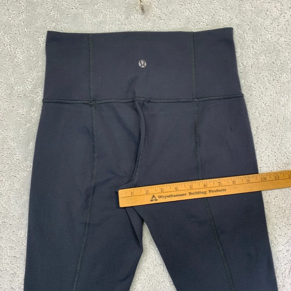 Lululemon Leggings Size 2??? Black/Grey Faded Yoga Pants‎ - Picture 11 of 13